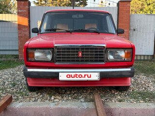 1997 Lada (ВАЗ) 2107, красный, 135000 рублей, вид 2
