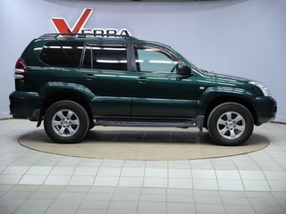 2008 Toyota Land Cruiser Prado 4-speed 120 Series Рестайлинг, зелёный, 2000000 рублей, вид 4