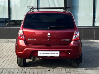 2014 Renault Sandero I, красный, 532000 рублей, вид 4