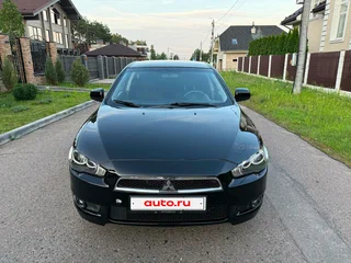 2012 Mitsubishi Lancer X Рестайлинг, чёрный, 669000 рублей, вид 3