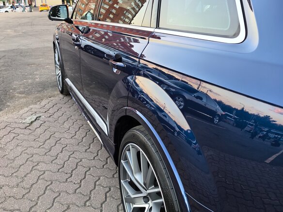 2020 Audi SQ7 I (4M) Рестайлинг, синий - вид 10