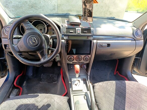 2007 Mazda 3 I (BK) Рестайлинг, синий, 490000 рублей - вид 11