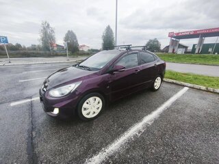 2011 Hyundai Solaris I, фиолетовый, 650000 рублей, вид 1