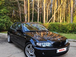 2002 BMW 3 серии 320i IV (E46) Рестайлинг, чёрный, 1050000 рублей, вид 3