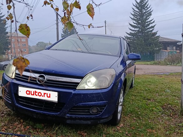2006 Opel Astra H, синий, 366500 рублей - вид 3