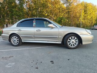 2005 Hyundai Sonata ТагАЗ IV (EF) Рестайлинг, бежевый, 420000 рублей, вид 4