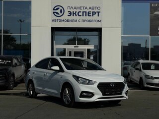 2017 Hyundai Solaris II, белый, 1250000 рублей, вид 1