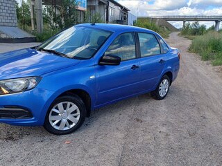 2019 Lada (ВАЗ) Granta I Рестайлинг, синий, 630000 рублей, вид 1