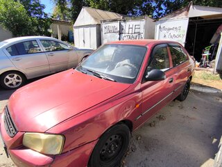 2006 Hyundai Accent ТагАЗ II, красный, 350000 рублей, вид 1