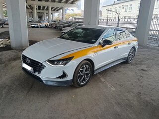 2021 Hyundai Sonata VIII (DN8), чёрный, 1574625 рублей, вид 2