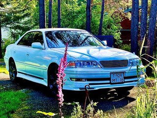 2000 Toyota Mark II VIII (X100), белый, 549000 рублей, вид 2