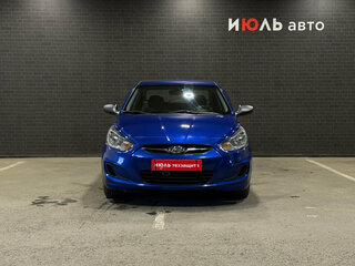 2013 Hyundai Solaris I, синий, 1049000 рублей, вид 2