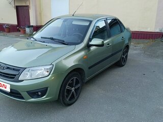 2013 Lada (ВАЗ) Granta I, зелёный, 395000 рублей, вид 1