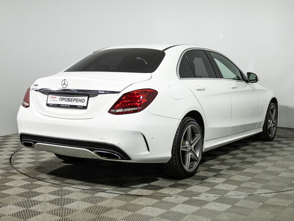 2014 Mercedes-Benz C-Класс 180 IV (W205), белый - вид 4