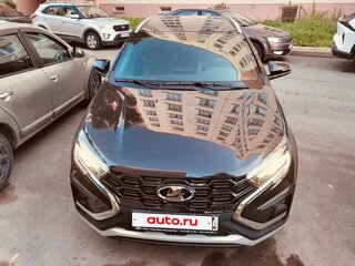 2024 Lada (ВАЗ) Vesta SW Cross I Рестайлинг (NG), чёрный, 1900000 рублей, вид 2