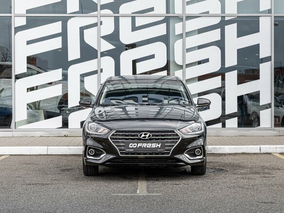 2018 Hyundai Solaris II, чёрный - вид 2