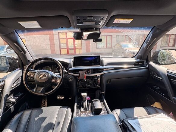 2021 Lexus LX 570 III Рестайлинг 2, чёрный - вид 9