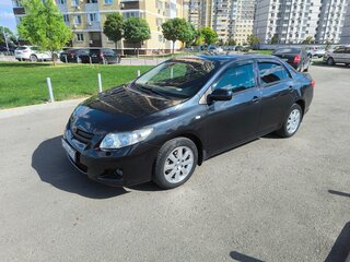 2008 Toyota Corolla X (E140, E150), чёрный, 570000 рублей, вид 1