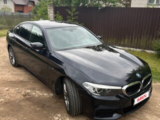 2018 BMW 5 серии 520d xDrive VII (G30/G31/G38), чёрный, 2990000 рублей, вид 3