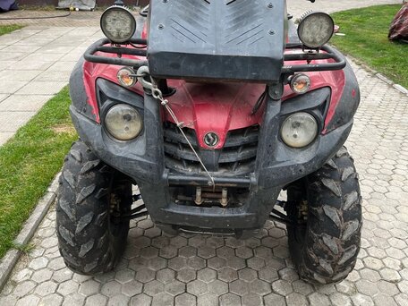 2008 Sym QuadRaider, красный, 380000 рублей, вид 3