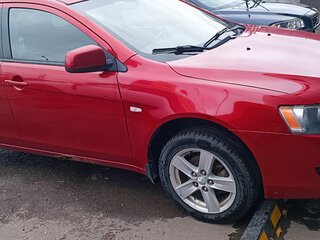 2008 Mitsubishi Lancer X, красный, 400000 рублей, вид 3