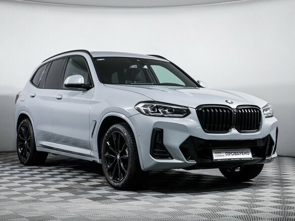 2021 BMW X3 30i xDrive III (G01) Рестайлинг, серый, 5190000 рублей - вид 2
