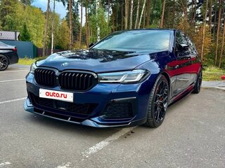 2020 BMW 5 серии 530d xDrive VII (G30/G31/G38) Рестайлинг, синий, 5900000 рублей, вид 2
