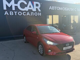 2022 Hyundai Solaris II Рестайлинг, красный, 1470000 рублей, вид 2