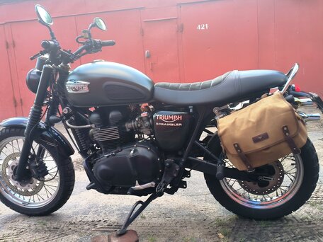 2007 Triumph Scrambler, зелёный, 450000 рублей, вид 2