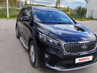2019 Kia Sorento III Prime Рестайлинг, чёрный, 2850000 рублей, вид 3