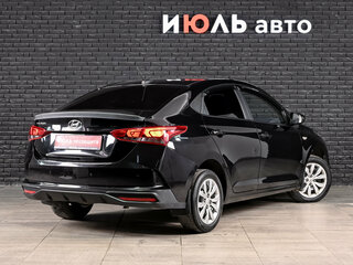 2021 Hyundai Solaris II Рестайлинг, чёрный, 1270000 рублей, вид 4