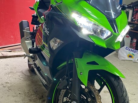 2019 Kawasaki Ninja 400, зелёный, 630000 рублей, вид 1