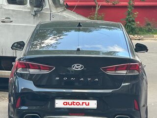 2017 Hyundai Sonata VII (LF), чёрный, 1490000 рублей, вид 4