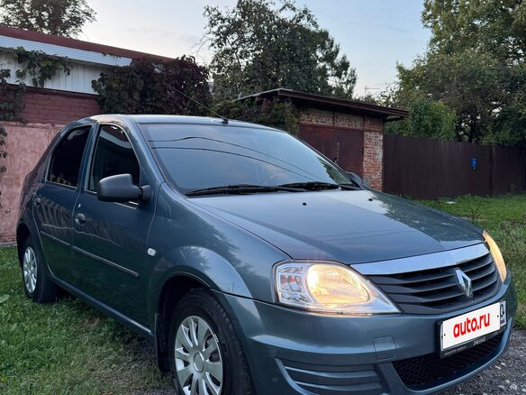2010 Renault Logan I Рестайлинг, синий, 485000 рублей - вид 3