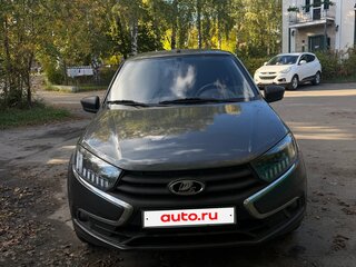 2020 Lada (ВАЗ) Granta I Рестайлинг, серый, 650000 рублей, вид 1