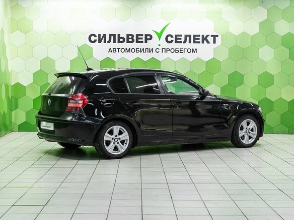2008 BMW 1 серии 118i I (E81/E82/E87/E88) Рестайлинг, чёрный - вид 1