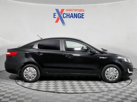 2012 Kia Rio 5-speed III, чёрный, 533000 рублей, вид 4