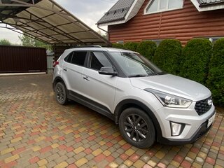 2021 Hyundai Creta I Рестайлинг, серебристый, 1960000 рублей, вид 3