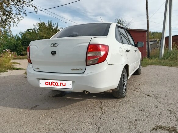 2014 Lada (ВАЗ) Granta I, белый, 267000 рублей - вид 7