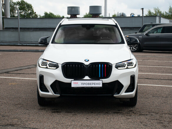 2021 BMW X3 20i xDrive III (G01) Рестайлинг, белый - вид 1