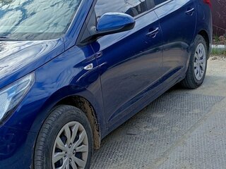 2023 Hyundai Accent V Рестайлинг, синий, 2200000 рублей, вид 3