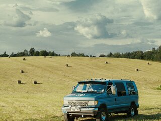 1992 Ford Econoline IV, голубой, 1300000 рублей, вид 4