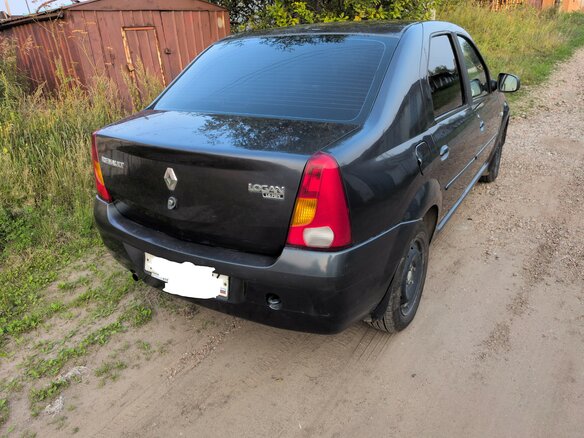 2008 Renault Logan I, серый, 405000 рублей - вид 3