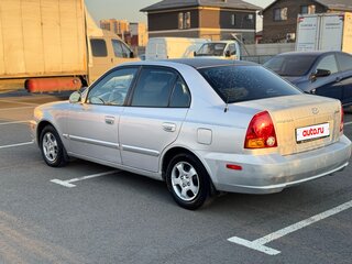 2003 Hyundai Accent II Рестайлинг, серебристый, 375000 рублей, вид 4