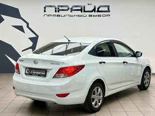 2011 Hyundai Solaris I, белый, 600000 рублей, вид 3