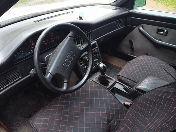 1988 Audi 100 III (C3), белый, 230000 рублей - вид 11