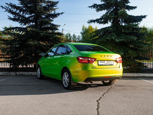 2016 Lada (ВАЗ) Vesta I, зелёный, 717000 рублей - вид 1