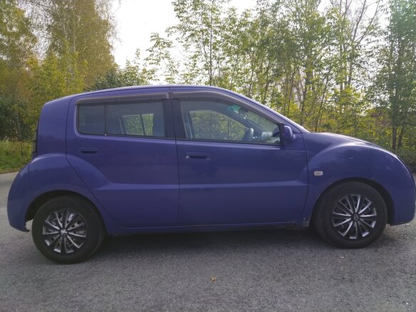 2002 Toyota WiLL Cypha, синий - вид 3