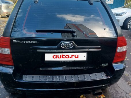 2007 Kia Sportage II, чёрный, 680000 рублей, вид 5