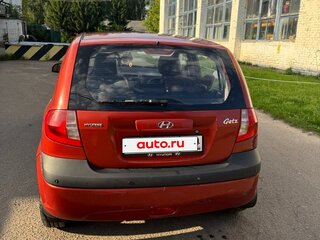 2008 Hyundai Getz I Рестайлинг, красный, 480000 рублей, вид 3